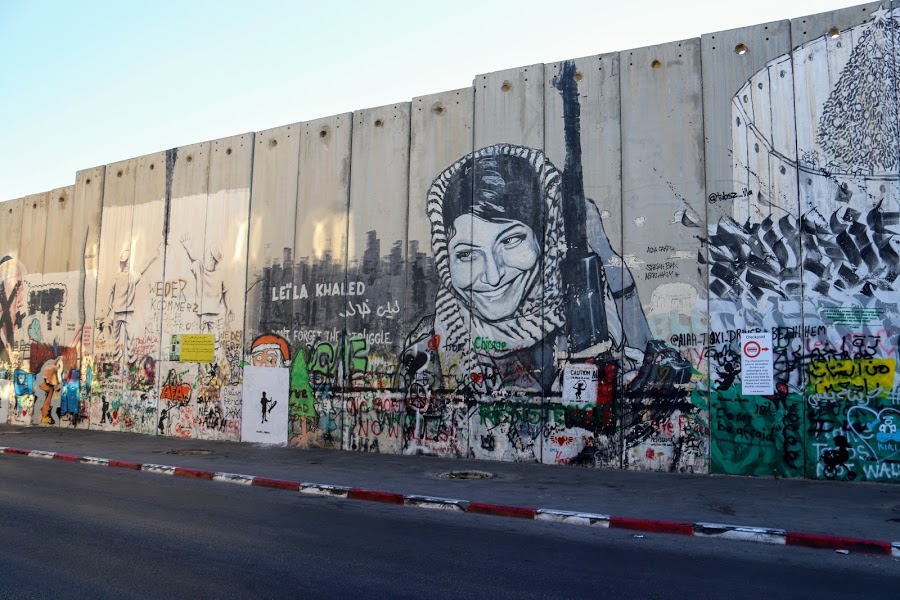 Mur Banksy w Betlejem