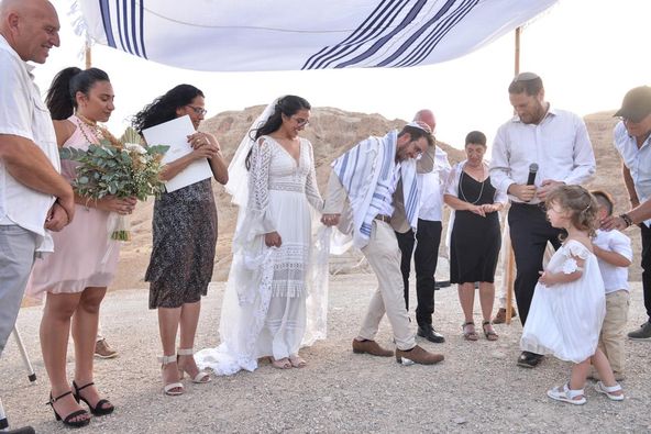 żydowski ślub Chupa